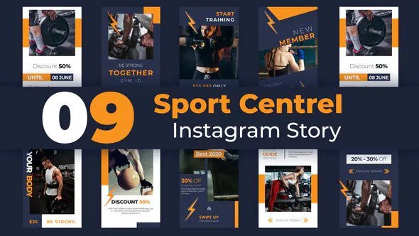 Sport Centre Instagram Story